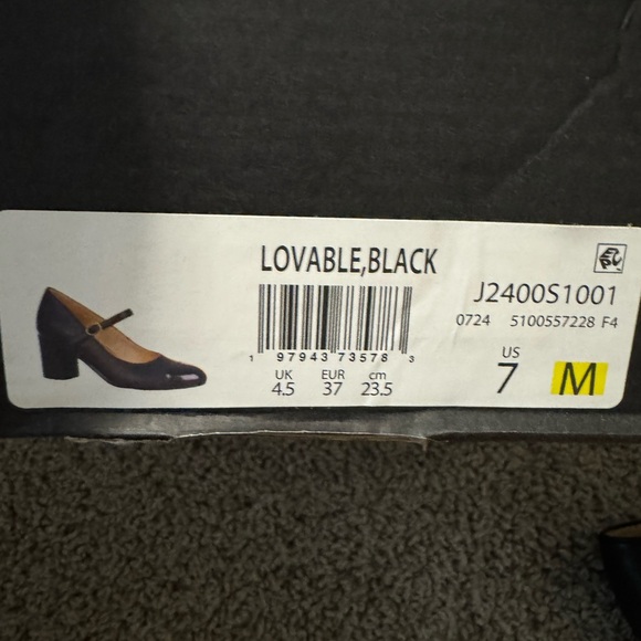 Naturalizer Women's Black Mary Jane Heels Size 7 NWT - Picture 4 of 4